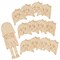 Emotion Faces Cutouts Girl 10”, Set of 13 Feeling Cards for Kids | Woodpeckers